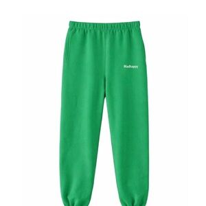Madhappy Green Fleece sweatpants